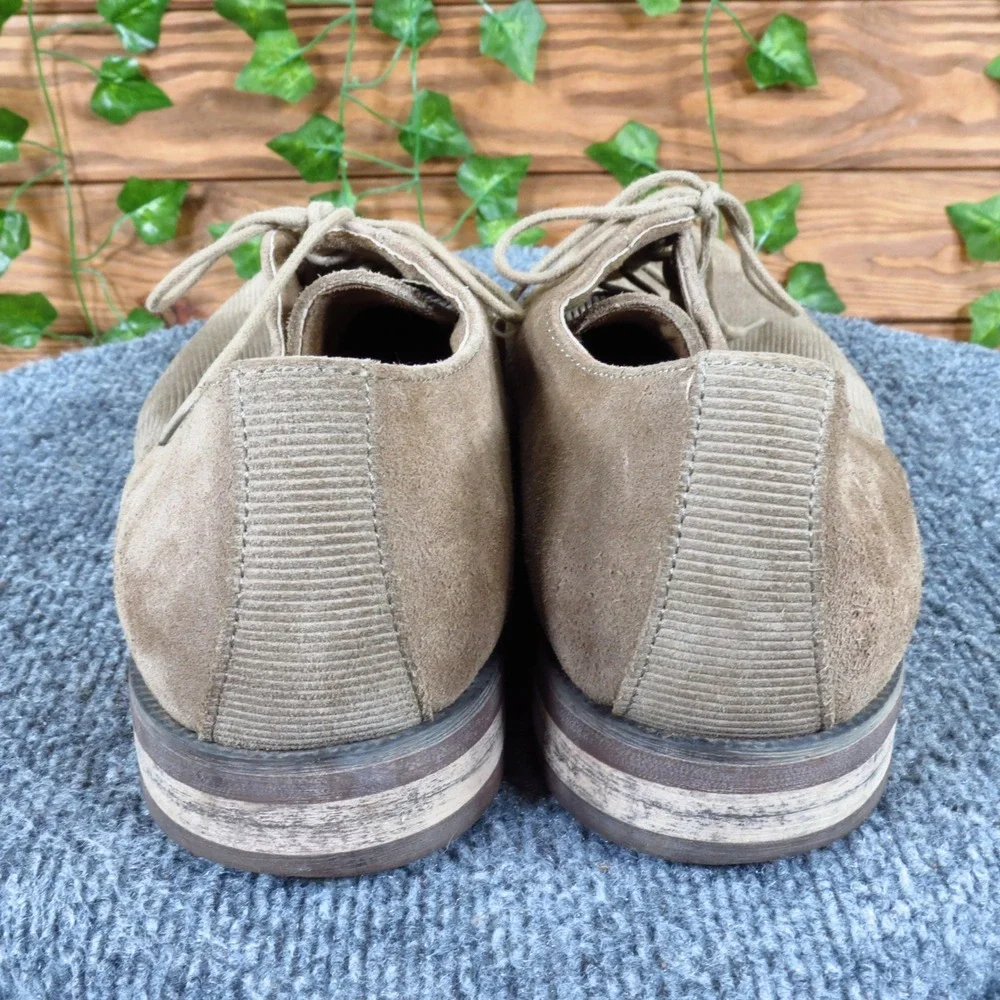 Stacy Adams Dickinson Mens Oxford Shoes Size‎ 10.5 Dress Tan Suede Corduroy